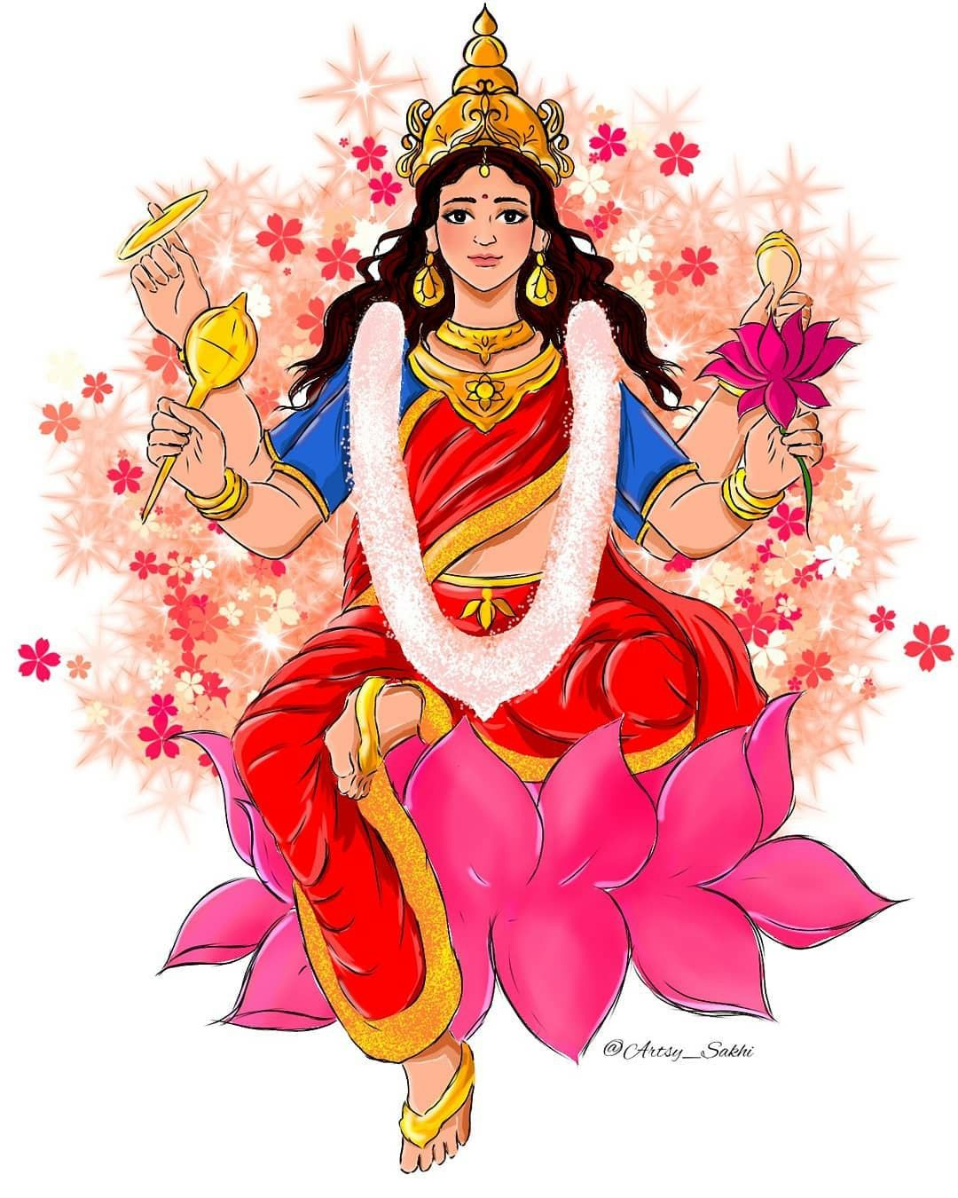 Goddess Siddhidatri  – Ninth incarnation of Navadurgas